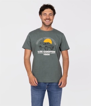 LEE COOPER T-shirt męski TRIP 2310 DARK FOREST XL