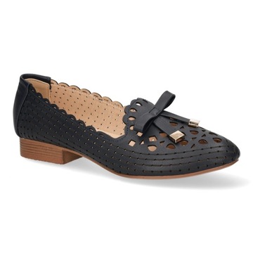 Открытые женские балерины с удобным луком R.40