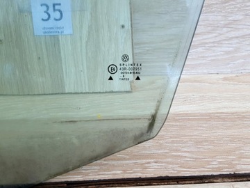 SKLO (OKNO) BOČNÍ LEVÝ PŘEDNÍ ORIGINÁLNÍ VOLKSWAGEN BORA