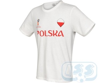 KOSZULKA POLSKA FIFA WORLD CUP 2018 (BIAŁA) XXL!