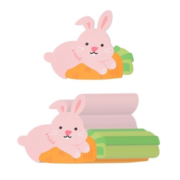 50 открыток с кроликом Лолли, пасхальные открытки с сообщениями, очаровательные сладкие бумажные открытки для обмена открыток