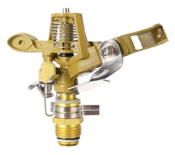 СПРИНКЛЕР САДОВЫЙ МЕТАЛЛИЧЕСКИЙ ПУЛЬСИВНЫЙ ПРИВОД ВРАЩАЮЩИЙСЯ НА 360° СПРИНКЛЕР 1/2