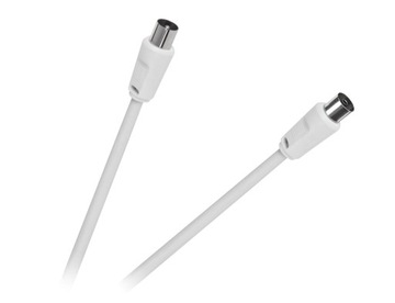 Kabel antenowy PRZEDŁUŻACZ TV SAT KPO2735F-5 biały