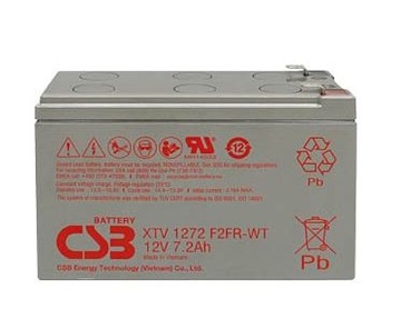 ИБП CSB XTV1272, 12 В, 7,2 Ач, аккумулятор AGM, 12 лет