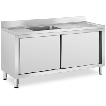 Szafka 160cm ze zlewem Royal Catering RC-IKS02