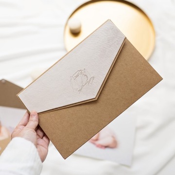 Folder welurowy 13x18 cm pudełko etui koperta do 45 zdjęć z grawerem