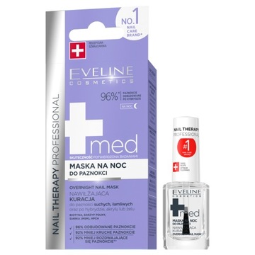 Eveline Cosmetics Nail Therapy Professional Med+ maska do paznokci na no P1