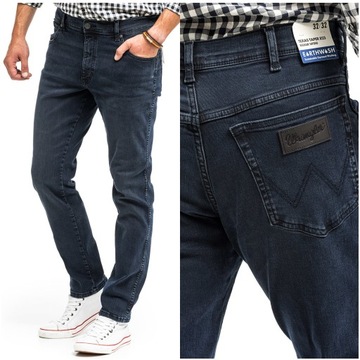 Męskie spodnie jeansowe proste Wrangler TEXAS TAPER W33 L32