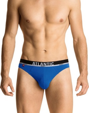 ATLANTIC SLIPY MĘSKIE BAMBUS MAJTKI MP1565 SPORT NIEBIESKIE *L*