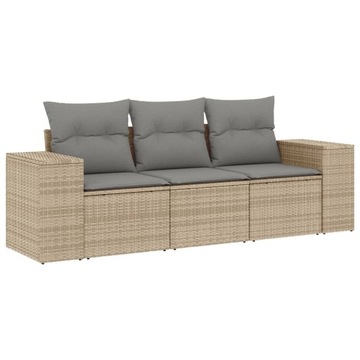 ZESTAW MEBLI OGRODOWYCH SOFA KOMPLET WYPOCZYNKOWY NA TARAS BALKON OGRÓD