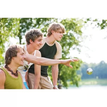 НАБОР ШАРОВ ДЛЯ БУЛЕ ИЗ 6 ШАРИКОВ + ЧЕХОЛ МЕТАЛЛ ХРОМ + ГРАВИРОВКА