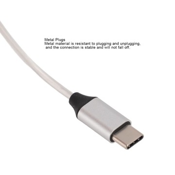 Адаптер USB C к AUX для наушников с поддержкой 32 бит 384 кГц PCM USB