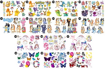 МОЮЩИЕСЯ ДЕТСКИЕ ТАТУ, МНОГИЕ ДИЗАЙНЫ