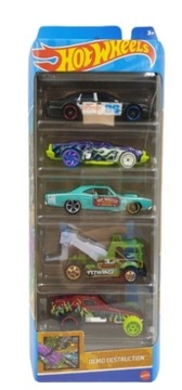 Hot wheels 5-PAK demo destruction samochody HFV86