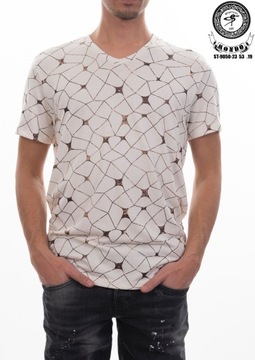 MONDO Premium T-shirt męski Ecru Gold 4XL
