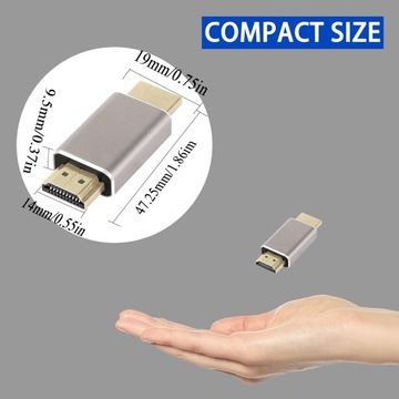 Адаптер-удлинитель HDMI 8K «папа-папа» Разъем HDMI 2.1 «папа-A HD», o