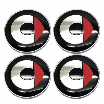 4 szt.DEKIELEK KAPSEL NA FELGI MERCEDES SMART 60MM