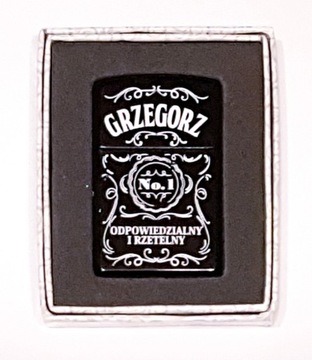 Zapalniczka GRZEGORZ prezent gadżet niego urodziny