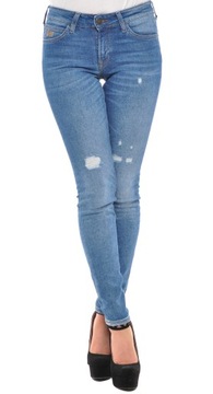 LEE spodnie SKINNY blue jeans SCARLETT _ W25 L31