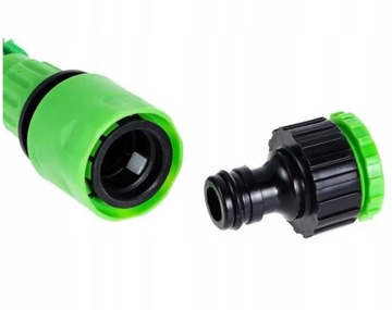 Гибкий садовый шланг длиной 15 м с пистолетом.