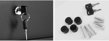 Большой матовый черный почтовый ящик с держателем для газет.