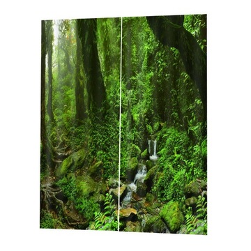 2 Zasłony Dekoracyjny 3D Naturalna Sceneria