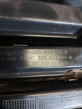 РЕШЕТКА РАДИАТОРА VW PASSAT B8 LIFT 3G0853651H