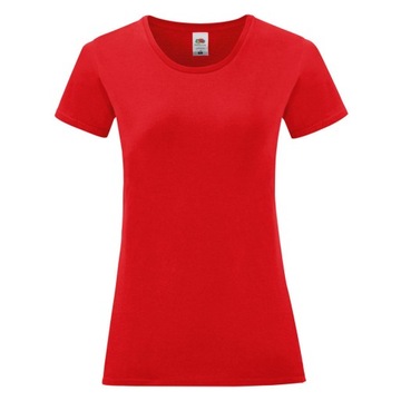 Koszulka damska T-shirt ICONIC FRUIT czerwony 2XL