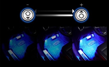 СВЕТОДИОДНАЯ ЛЕНТА для автомобиля RGB светодиоды Гаджеты Салон 4в1 Набор USB + ПРИМЕНЕНИЕ
