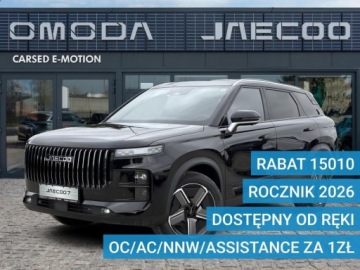 Jaecoo 7 1.6T 147KM 2026 Jaecoo 7 Jaecoo 7 Offroad Carbon black rocznik 2026, ubezpieczenie za 1 zl