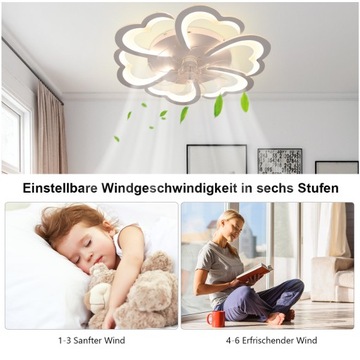 Светодиод 85 Вт потолка с пилотом фанатов, затемненной люстры