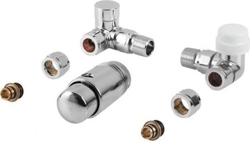 KOMPLET TERMOSTATYCZNY OSIOWY PROV CD-25 CHROM