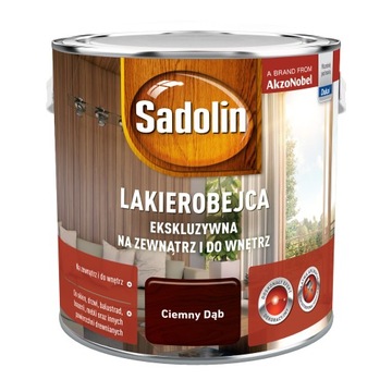 SADOLIN LAKIEROBEJCA EKSKLUZYWNA 2,5L CIEMNY DĄB
