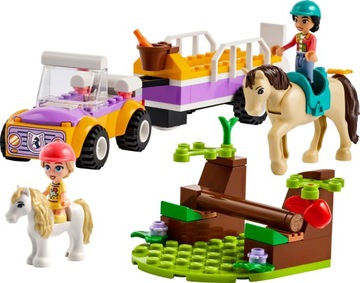 LEGO FRIENDS 42634 ПРИЦЕП ДЛЯ ЛОШАДЕЙ И ПОНИ