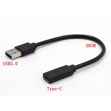 Кабель-переходник USB C-USB 3.0 «папа-мама»