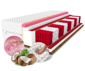 Матрас 80х200 DIAMOND многокарманный кокосовая вискоза