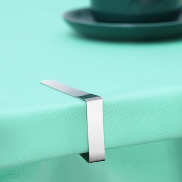 12x стальной металлический держатель-пряжка для скатерти, клеенчатой ​​столешницы