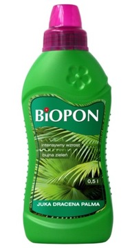 BIOPON NAWÓZ W PŁYNIE DO JUKI, DRACENY, PALMY 0,5L