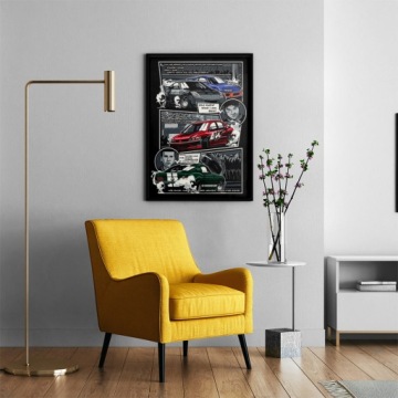 Настенный постер Tokyo Drift 50x70 см Revoke