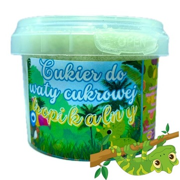 KOLOROWYCH Cukrów do Waty Cukrowej 12x100g PATYCZKI MIARKI POSYPKA