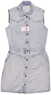 LEE sukienka BLUE jeans MOM DRESS _ L