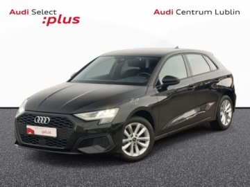 Audi A3 8Y Sportback 1.5 35 TFSI 150KM 2023 Audi A3 Sportback Kamera cofania ,Tempomat , Kluczyk komfortowy , Smartpho