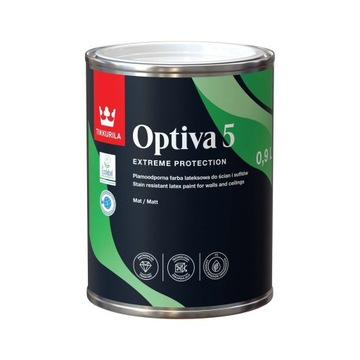 Tikkurila Optiva 5 BAZA A JASNE KOLORY 0,9L