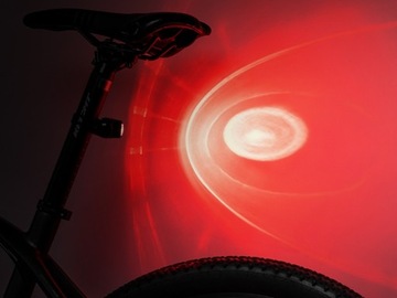 МИНИ-ВЕЛОСИПЕДНАЯ ЛАМПА VISION S01B LED 20LM КРАСНАЯ