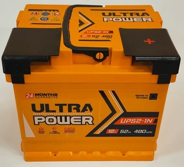 Akumulator Ultra Power 52Ah 480A Megatex