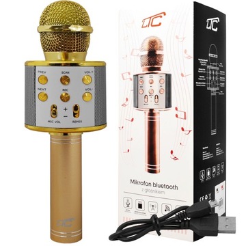 BLUETOOTH МИКРОФОН КАРАОКЕ ДИНАМИК РАДИО USB РАЗЪЕМ