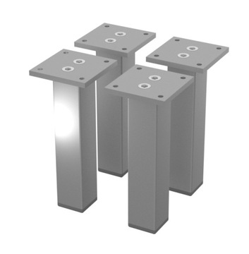 4 x ALUMINIOWA NÓŻKA STOPKA MEBLOWA H 150 MM ALU