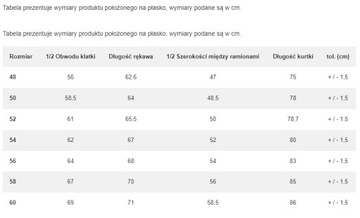 Kurtka męska jesienna basic prosta PAKO LORENTE 60