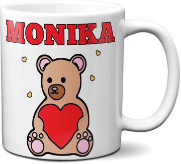 KUBEK LOVE MIŁOŚĆ KOBIETA WALENTYNKI UPOMINEK+IMIĘ