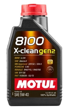 MOTUL OLEJ MOTUL 5W40 1L 8100 X-CLEAN GEN2 C3 / 51